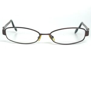 Christian Dior CD3684 Eyeglasses Frame Women‎ Brown Rhinestone D Logo 21441